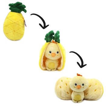 FLIPETZ - Peluche Nugget le poussin / Ananas