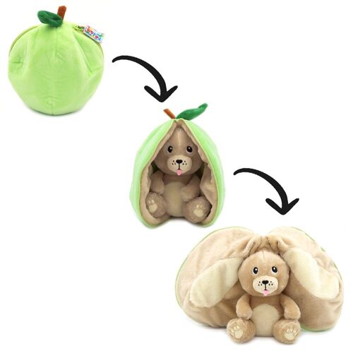 FLIPETZ - Peluche Rocket le chien / Pomme