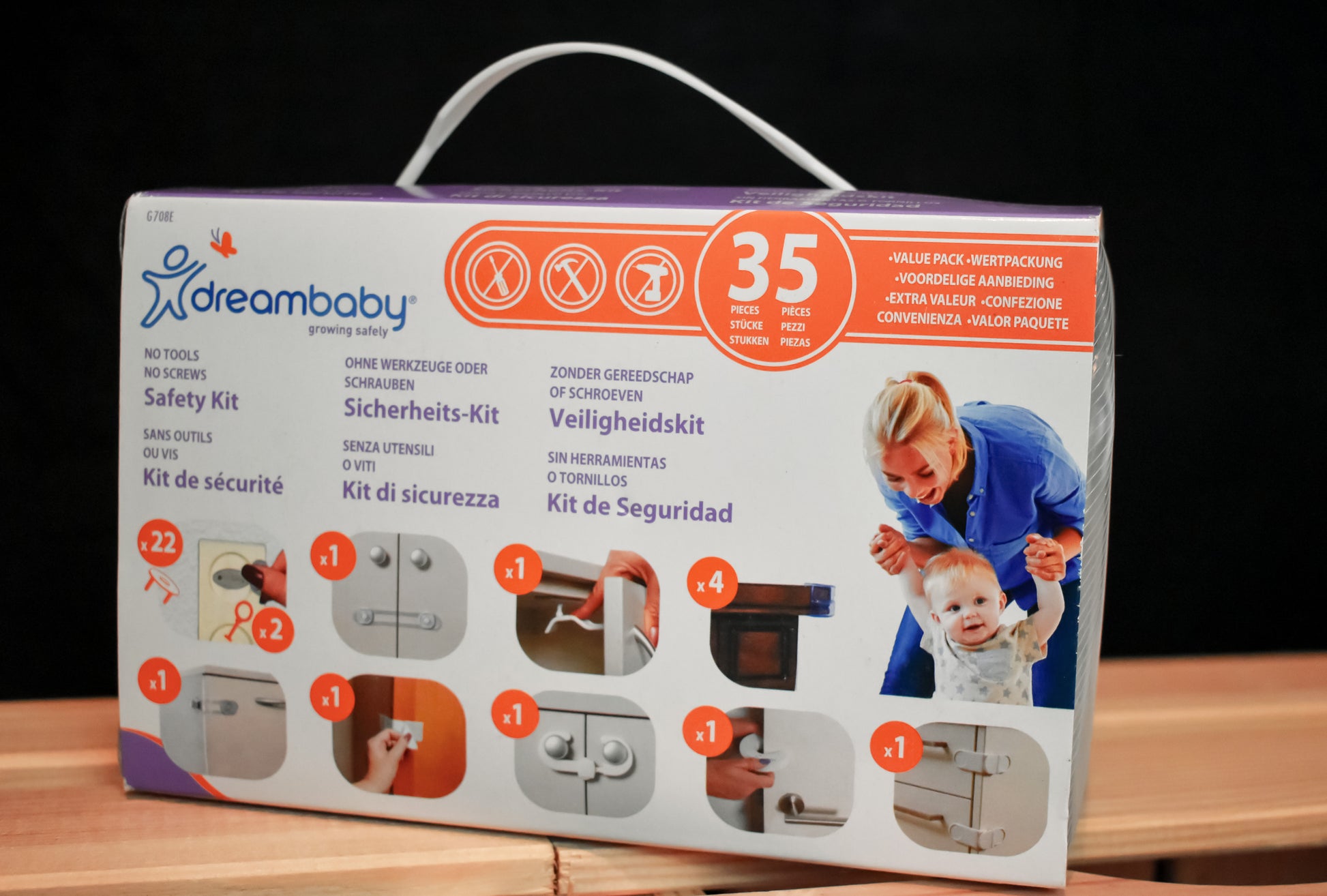 Kit de sécurité bébé (pa d'outils pas de vis) - 35 pièces (EU