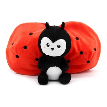 FLIPETZ - Peluche Comet la coccinelle / Tomate